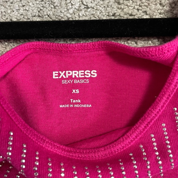 Express Pink Tank w/ Stud Details - Picture 2 of 4
